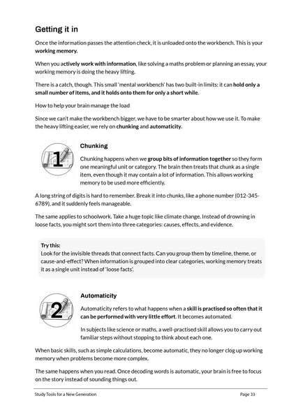 Study Tools for a New Generation (full colour print edition)